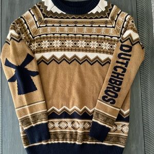 Dutch Bros Christmas Sweater | Like New | THREE FREE Stickers w Purchase